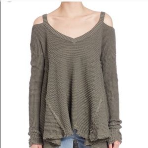 Free People Moonshine Cold Shoulder Tunic