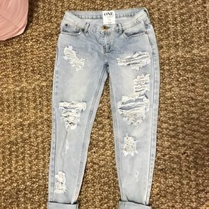 One Teaspoon Awesome Baggies 26. Worn once.