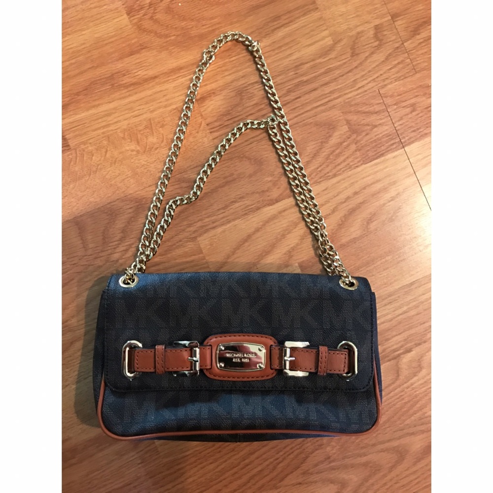 MK Michael Kors Classic Gold Chain Purse