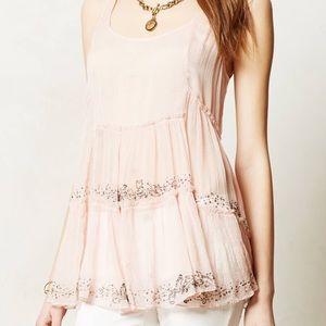 Casmilla Cami/Tank by Vanessa Virginia-Anthro NWT