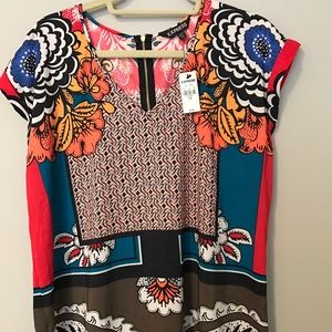 L BNWT Express multicolored shirt