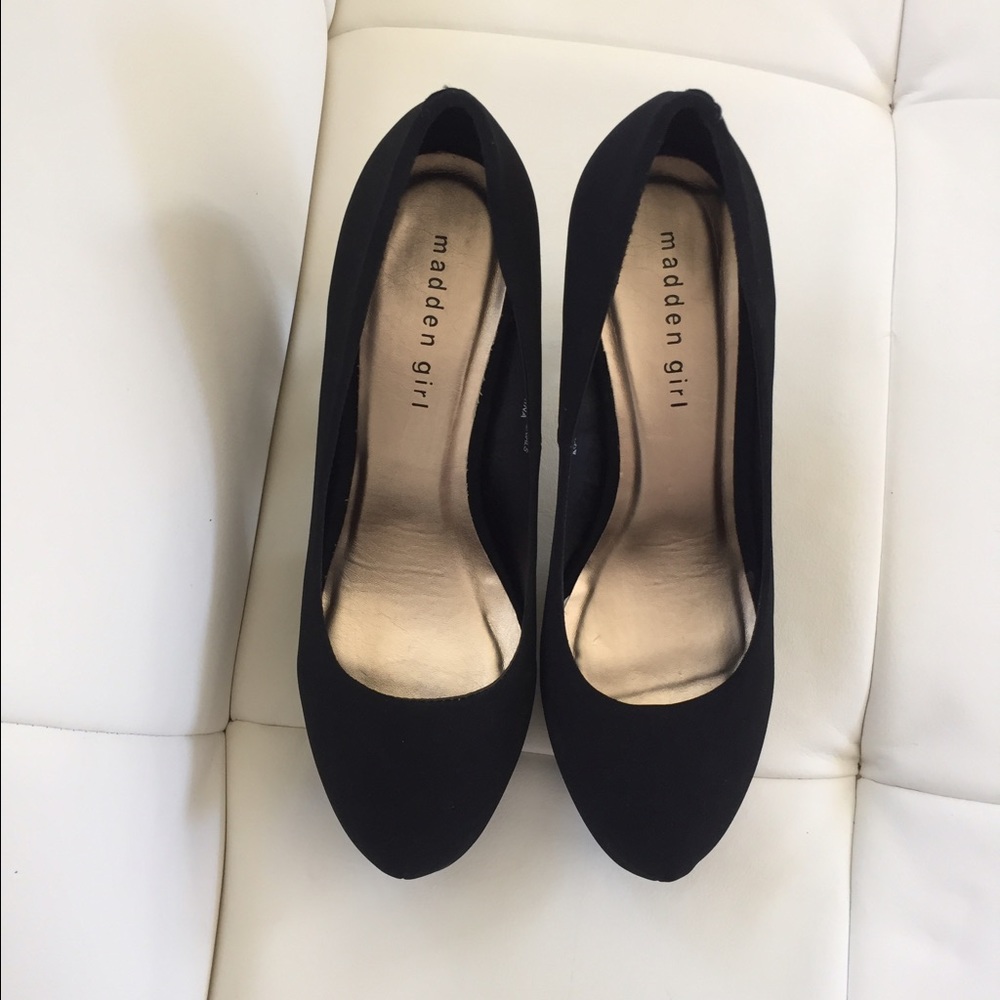 Madden girl black heels