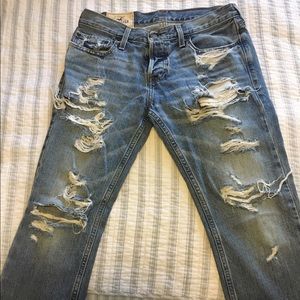 Hollister light blue jeans