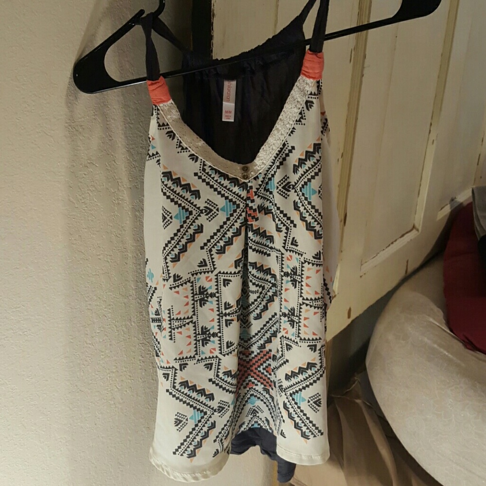 Cute tribal print tank top
