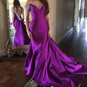 Purple Tarik Ediz Formal Size 4 Removable train