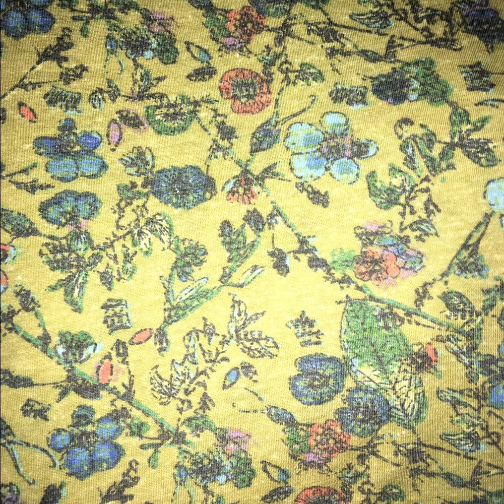 LLR Carly Vintage Yellow Floral NWT