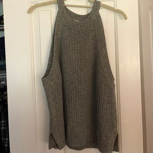 awesome gray madewell sweater tank top