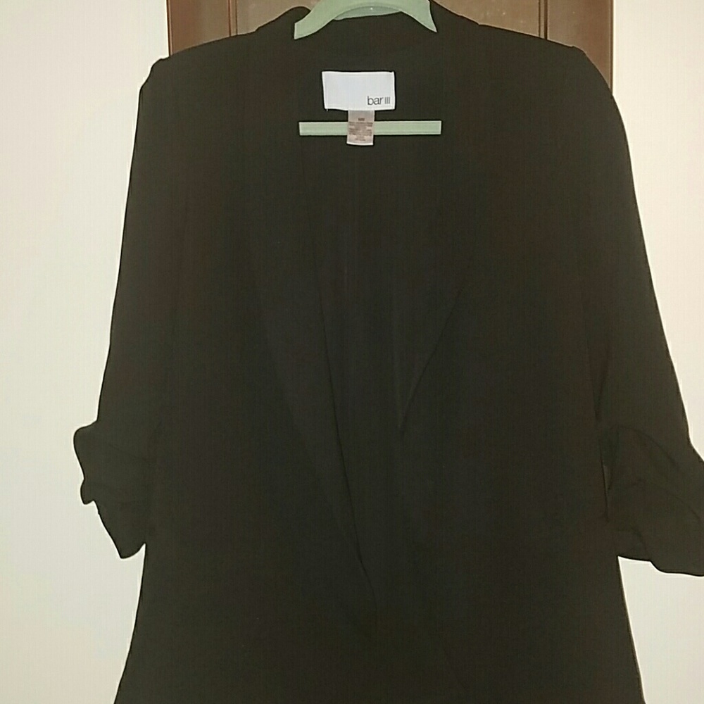 NWOT Bar III Black women's blazer size M