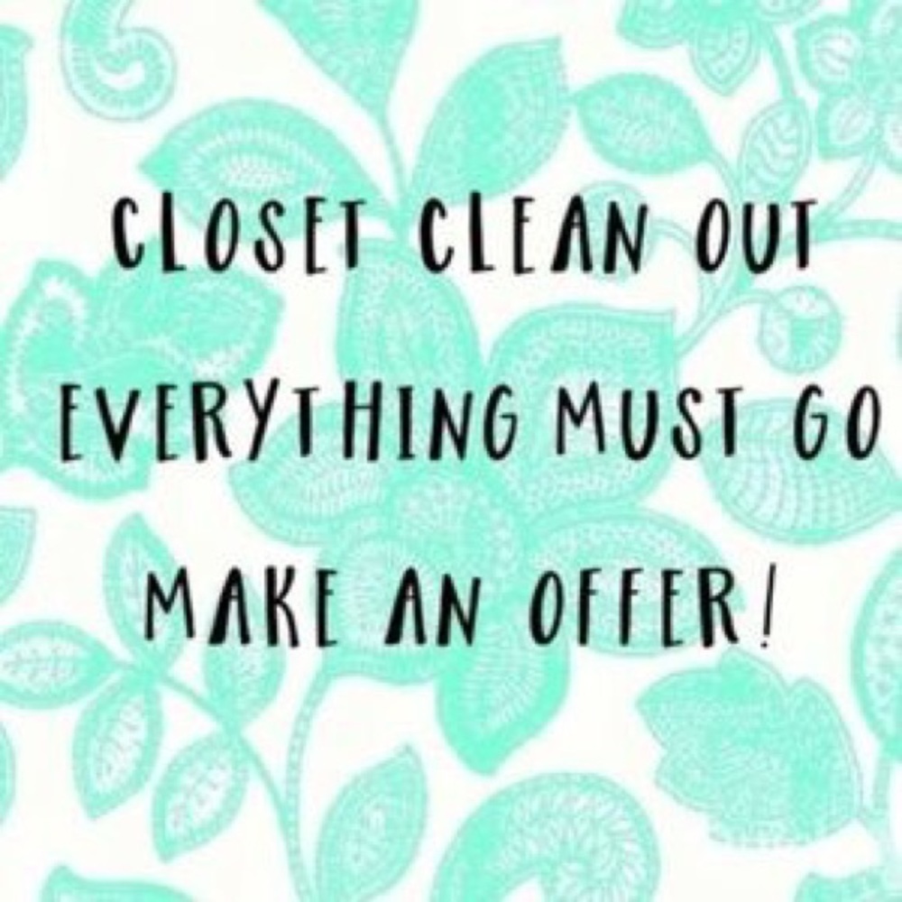 Let's negotiate, everything must go!!