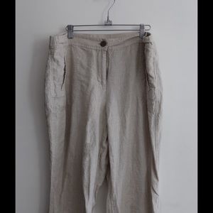 Chico's Linen Pants size 3 NWOT