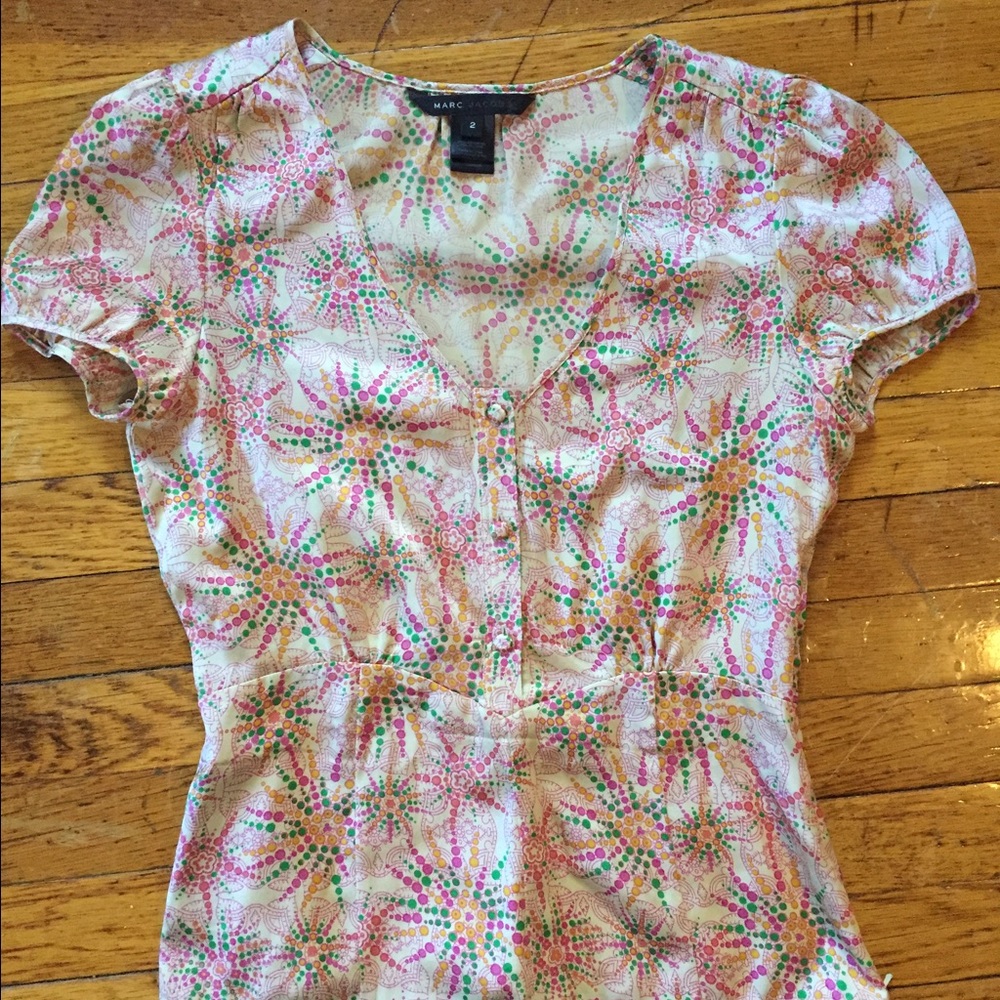 Marc Jacobs size 2 silk shirt