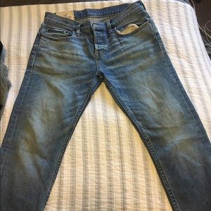 Plain blue hollister jeans