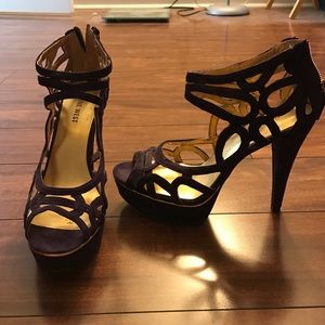 Nine West Purple Heels