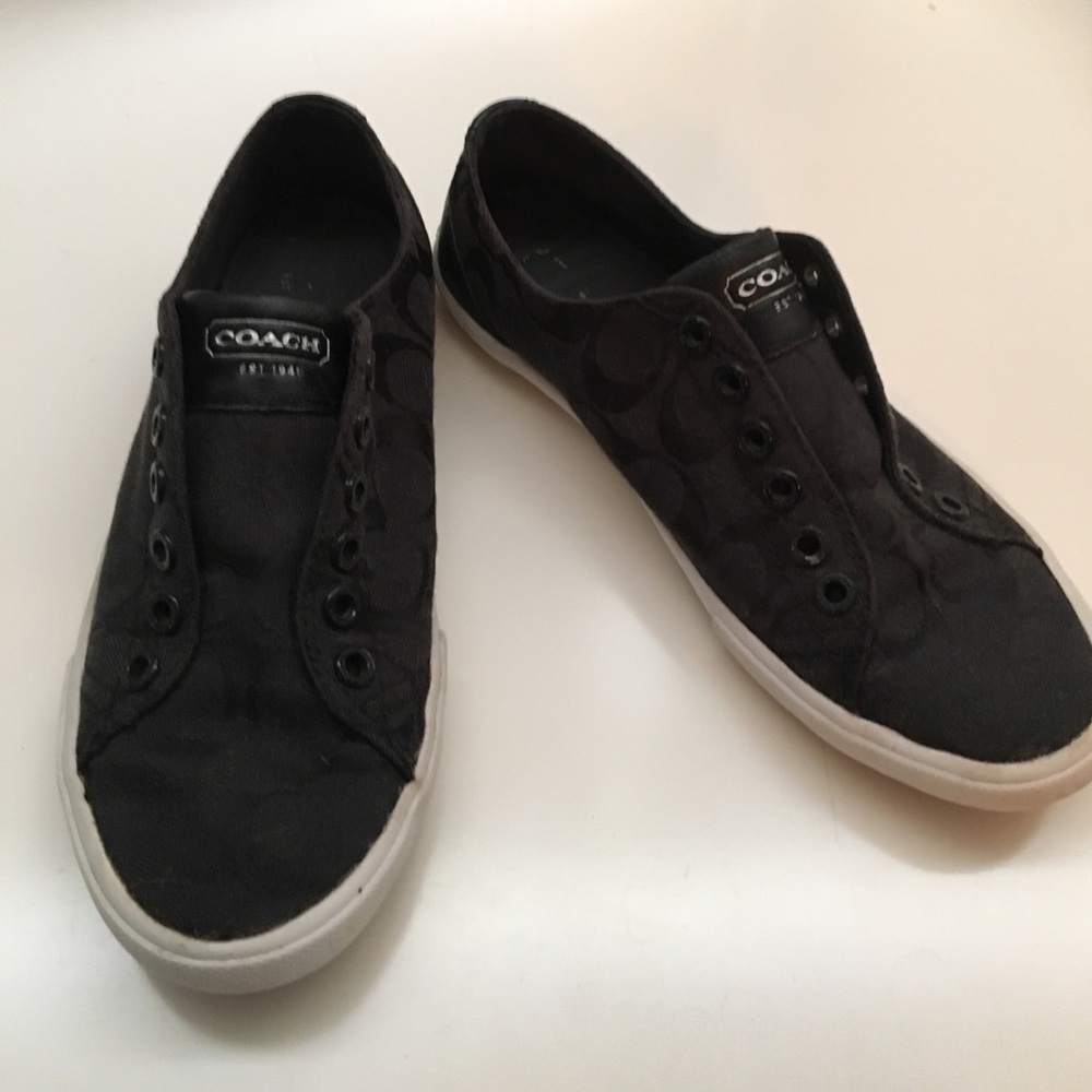 Coach slip on shoes
