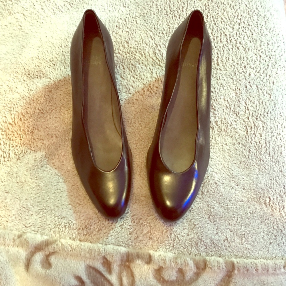 Stuart Weitzman classic nappa leather heel🌹