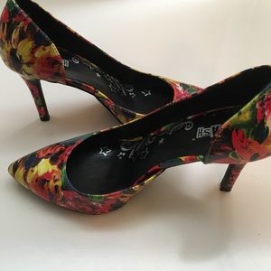 Brash Floral Heel