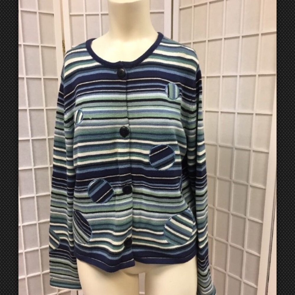 Bushwacker woman Sweater blue Multicolor SzXL