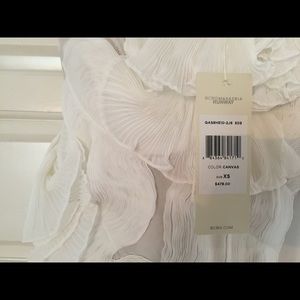 BCBG Runway Collection Ivory Evening Gown