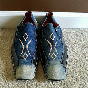 Robert Wayne Men's Denim and Leather