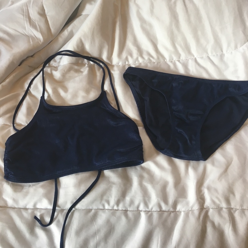 Navy blue bikini