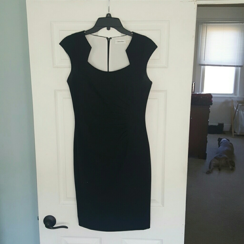 Black cut out dress