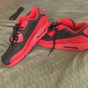 Nike air max red/black