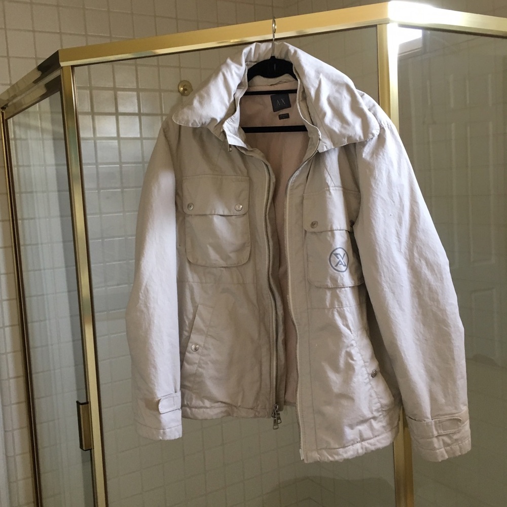 Armani Exchange Retractable hooded jacket