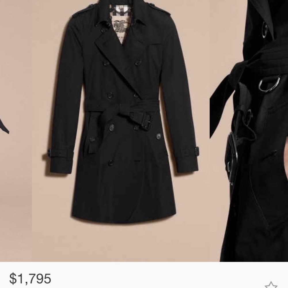 NWT Burberry Kensington Trench Coat