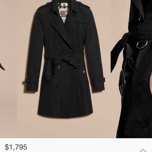 NWT Burberry Kensington Trench Coat