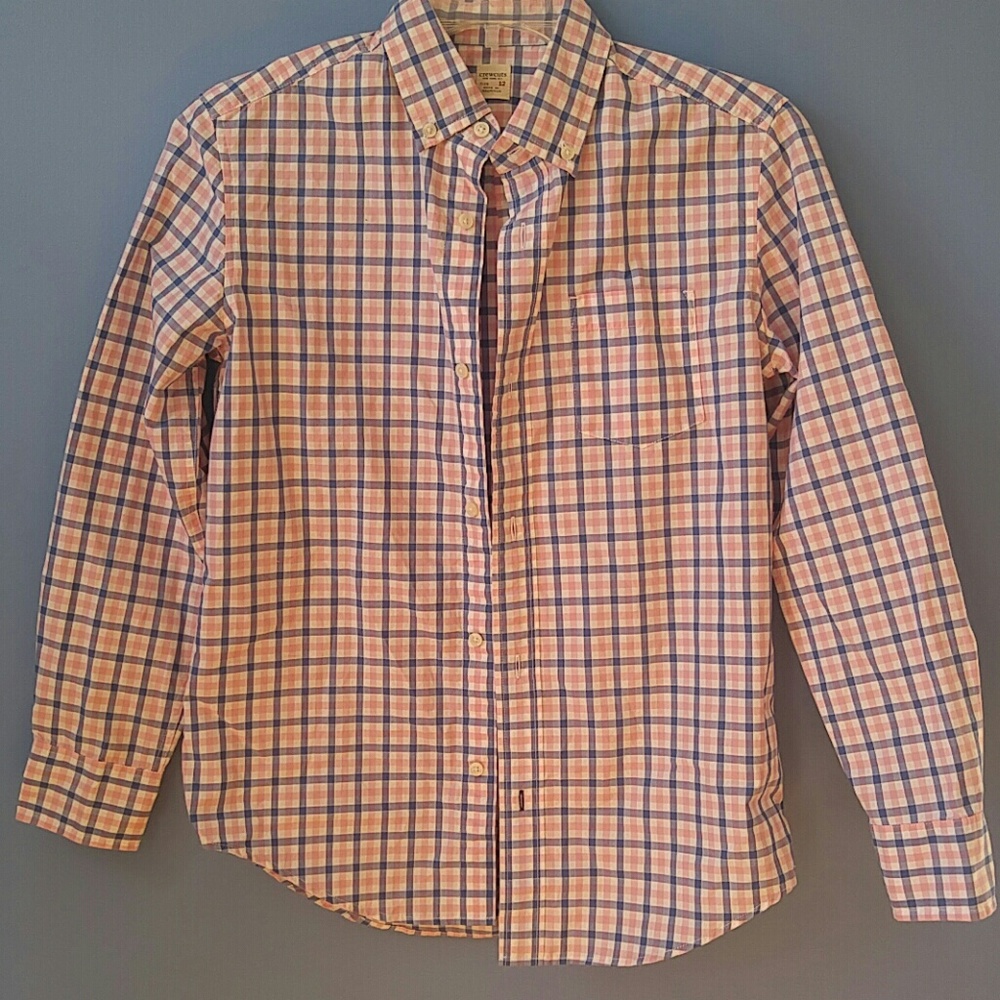 Crew Cuts boys size 12 checkered button down
