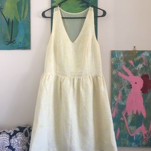 Yellow spring dress