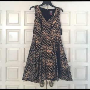 Vince Camino Flamestitch Dress