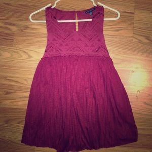 American Eagle Embroidered Flowing Blouse [sz:L]