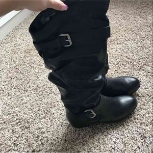 Black boots