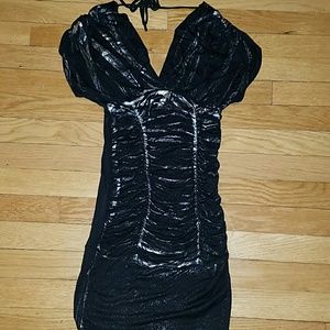Diva black and silver dress/tunic