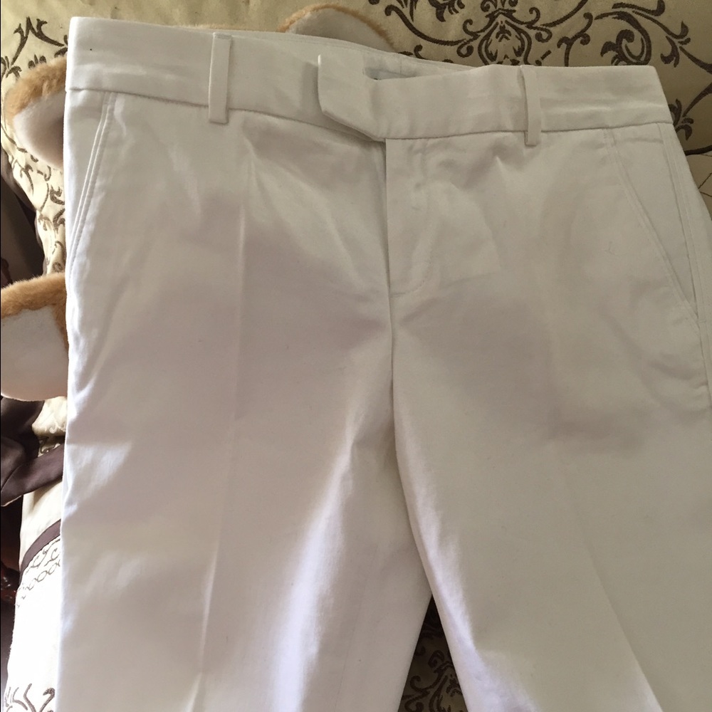 Banana Republic white pants