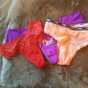 Victoria's Secret lacey thongs 3pack