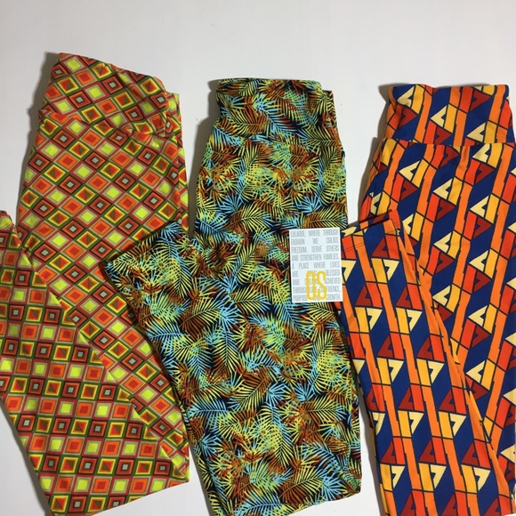 LuLaRoe Pants - LuLaRoe OS Leggings Bundle of 3