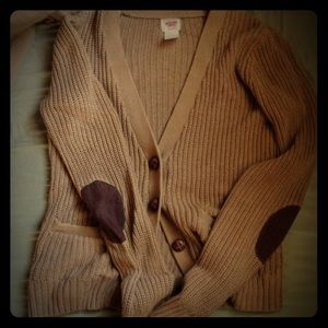 Mossimo grandpa elbow patch small cardigan