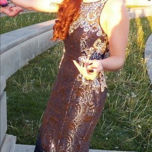 Blue Tiffany Prom Dress