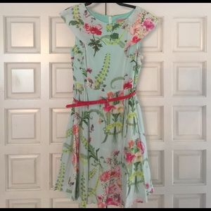 Ted Baker London Floral Tea Party Dress -worn once