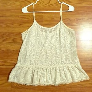 Potter's Pot Lace Tank Top Blouse [sz:S/M]
