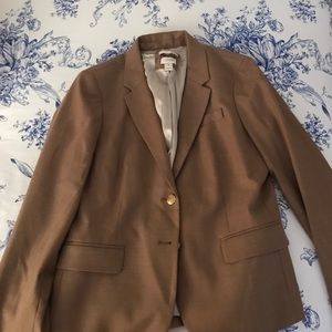 Tan 'schoolboy' J. Crew blazer
