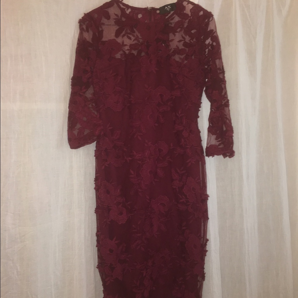 Floral Lace Midi Dress