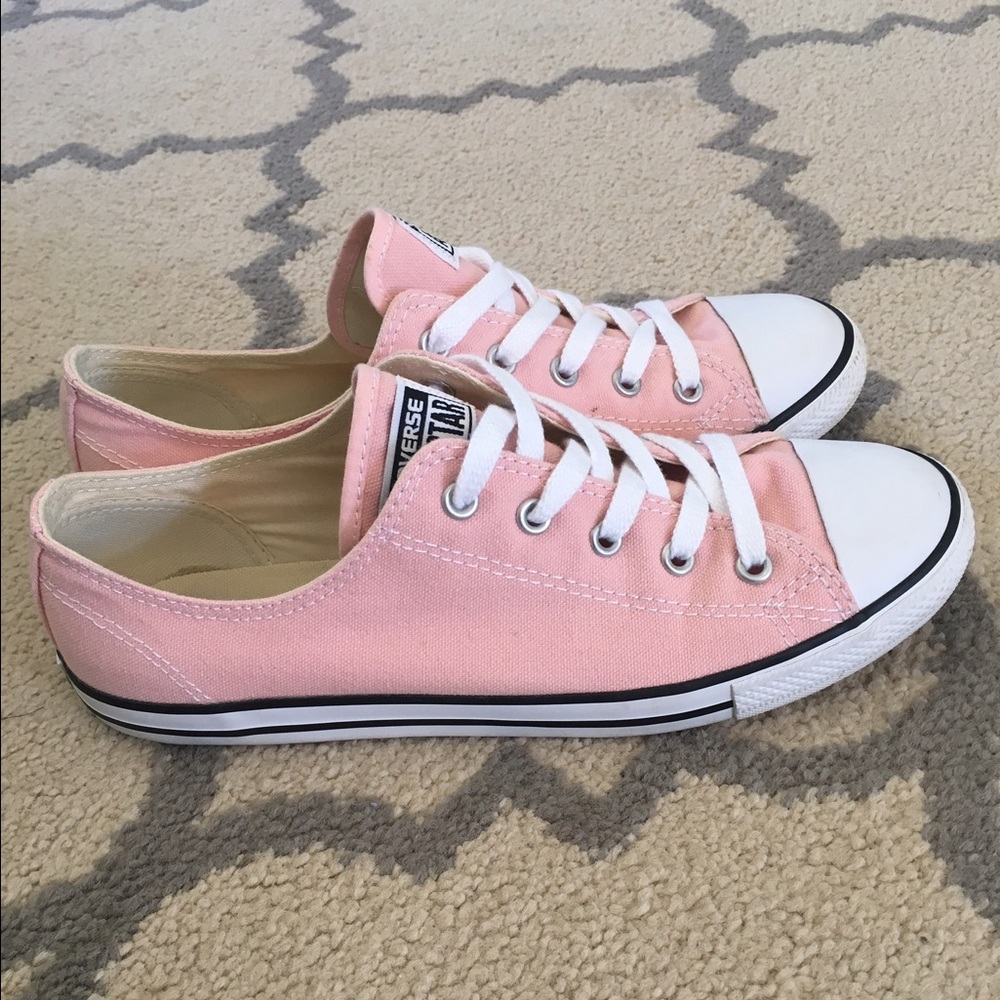 Baby pink converse