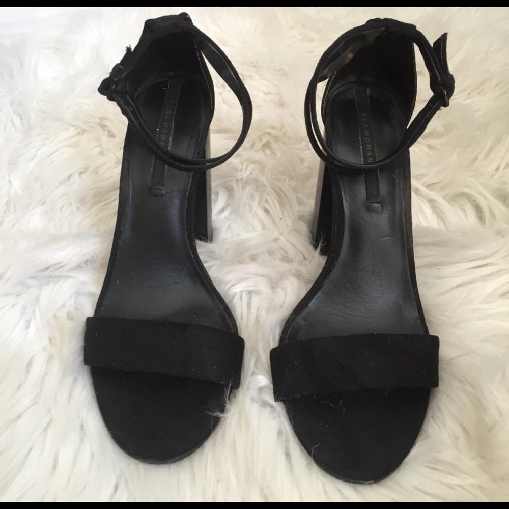 Zara black heels
