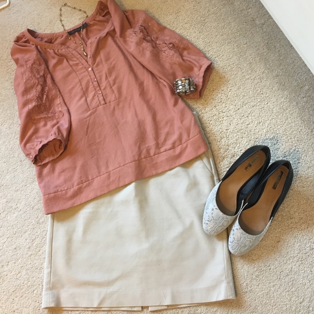 Banana Republic Khaki Skirt