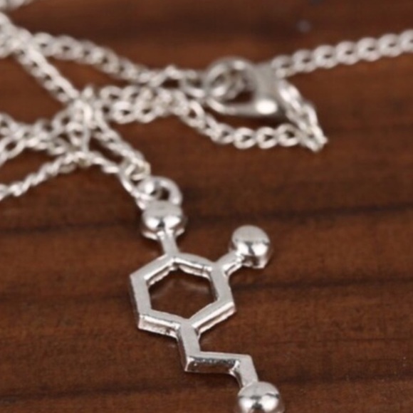 Dainty Dopamine molecular necklace (last one) - Picture 2 of 3