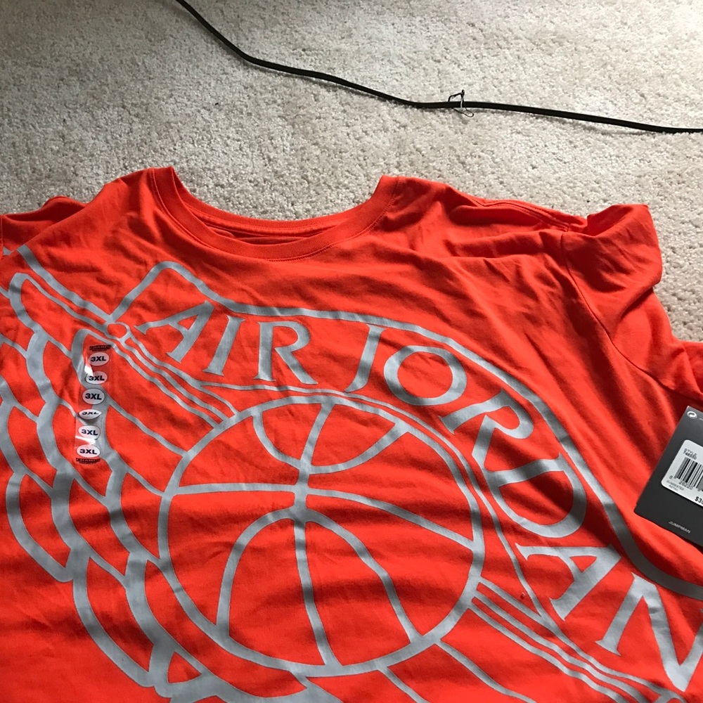 Orange Jordan Shirt