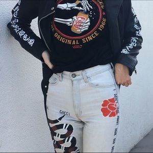 "F$ck Gucci" pants American Apparel